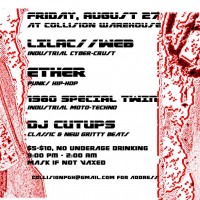 COLLISION: LILLAC//WEB, ETHER, 1980 SPECIAL TWIN, DJ CUTUPS