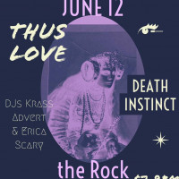 THUS LOVE, Death Instinct, DJ Krass Advert